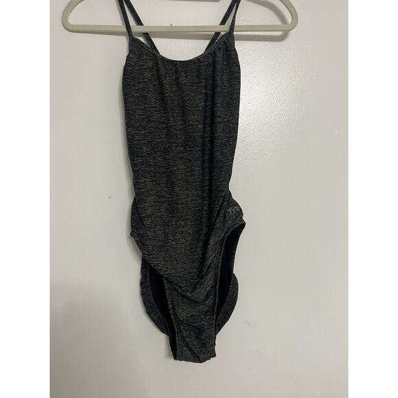 TYR Women Girls One Piece Swimsuit Size M (32) Gray - Picture 1 of 4